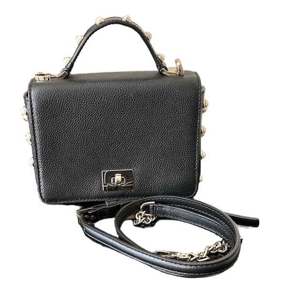 kate spade Handbags - Kate Spade Serrano Place Pearl Maisie Crossbody Black Pebble Leather Pearl Studs